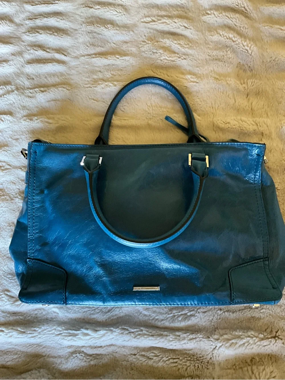 Rebecca Minkoff Teal Leather Satchel Bag - NWOT